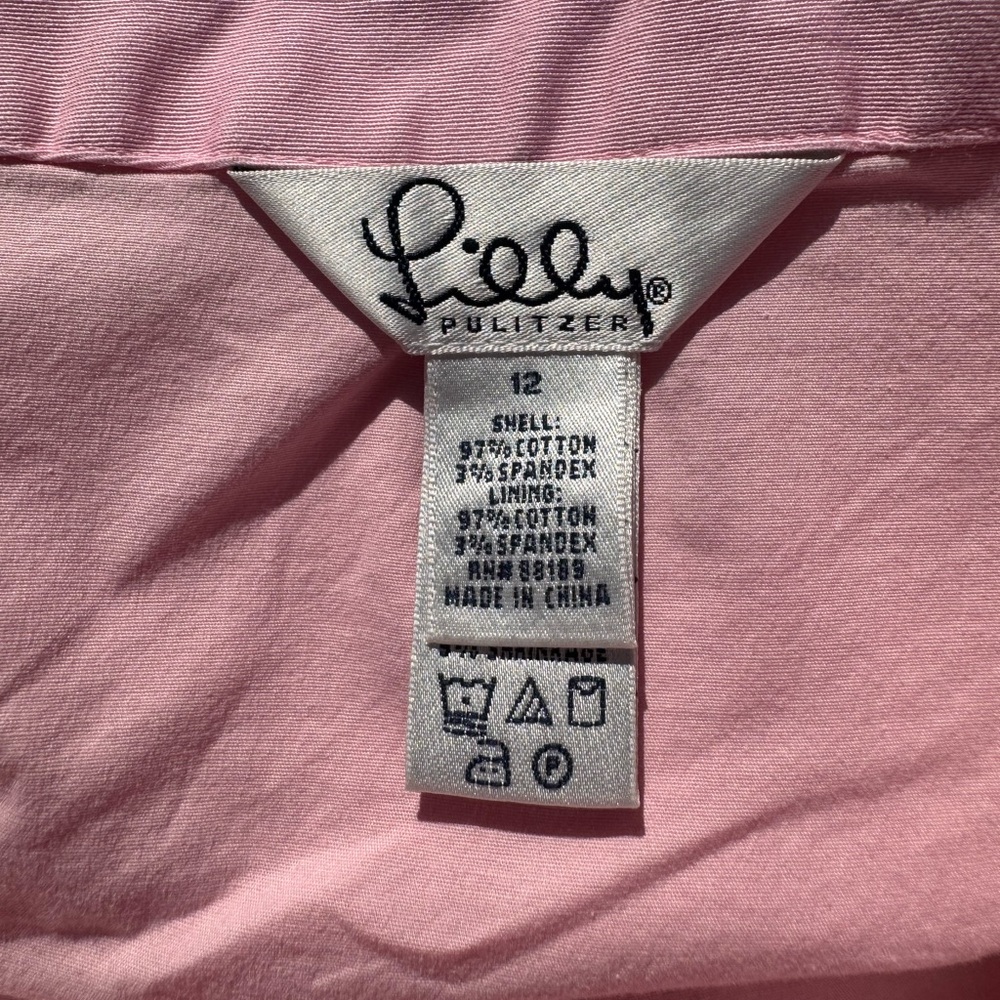 Lilly Pulitzer Skirt Size 12 Floral Embroidered - Picture 10 of 10